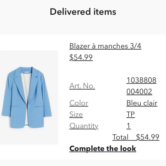 H&M Blazer - Picture 3 of 3